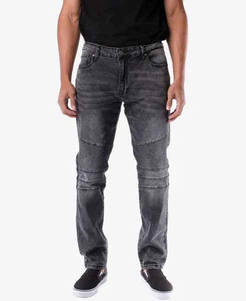 Мужские эластичные джинсы-мото X-Ray
