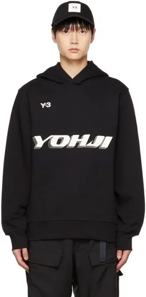 Черный худи с рисунком Y-3