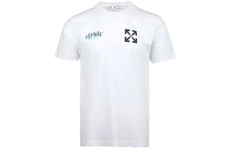 Футболка с классическим алфавитом Arrow Off-White, белый