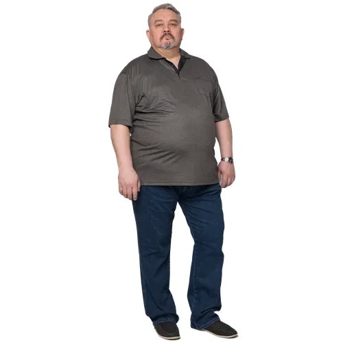Поло GrandeMan, размер 3 XL, темно-коричневый