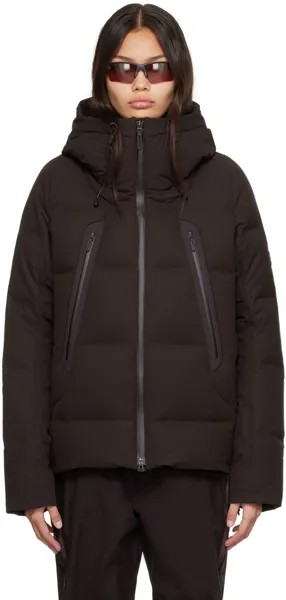 Пуховик SSENSE Exclusive Brown Mizusawa Mountaineer Descente ALLTERRAIN