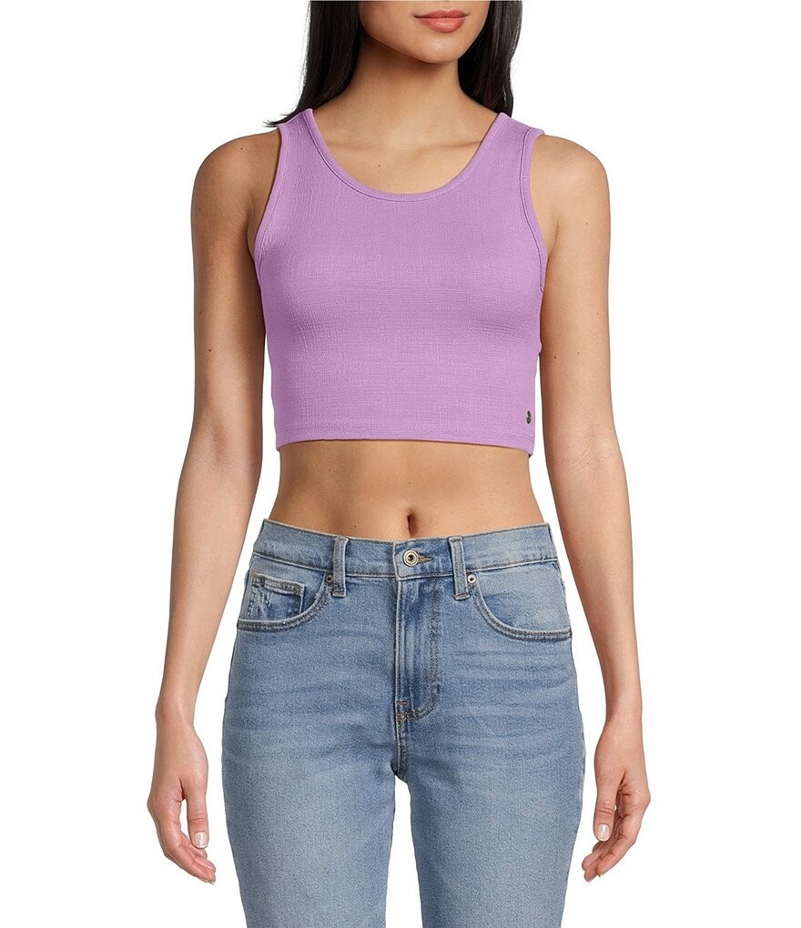 Укороченный топ Roxy Good Keepsake, фиолетовый