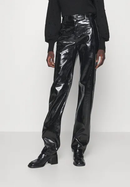 Брюки из ткани NMTROJA Noisy May Tall, черный
