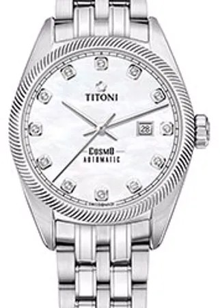 Швейцарские наручные  женские часы Titoni 818-S-622. Коллекция Cosmo