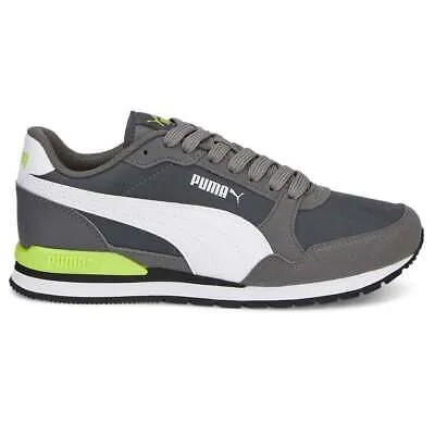 Puma St Runner V3 Nl Lace Up Youth Boys Серые кроссовки Повседневная обувь 38490104