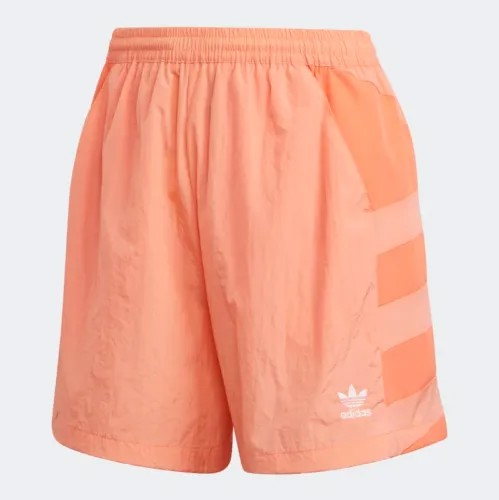 Женские шорты Adidas с большим логотипом, мелово-коралловый/полукоралловый