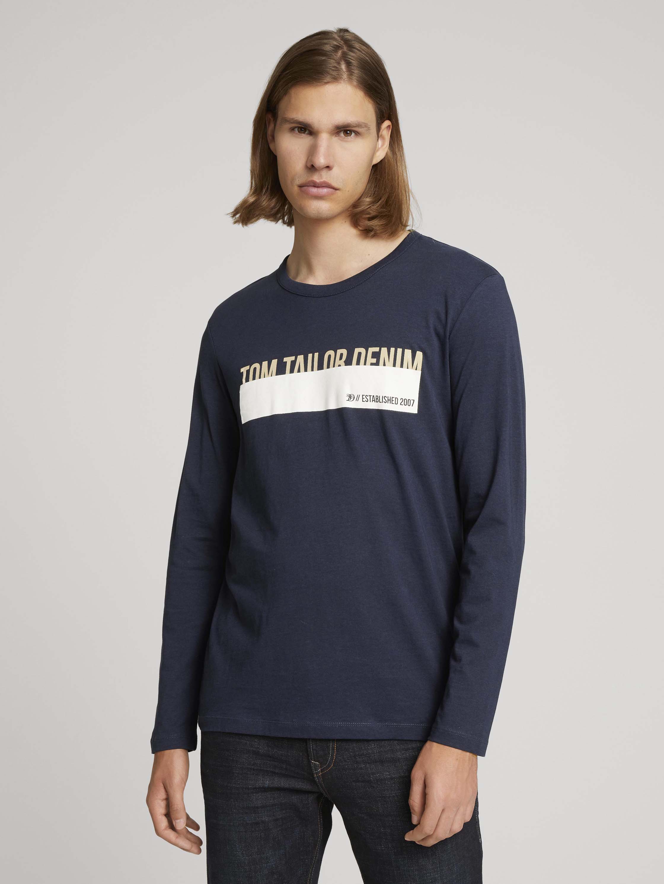 Лонгслив мужской 1028337 TOM TAILOR синий 2XL
