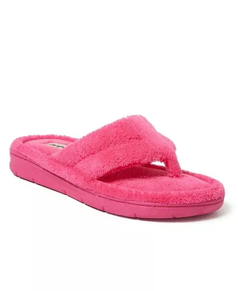 Женские тапочки-стринги Wrenley Terry Dearfoams, розовый