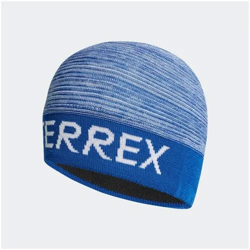 Шапка Adidas TX LOGO BEANIE CROYAL/WHITE Унисекс DY4914 OSFM