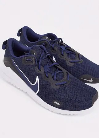 Темно-синие кроссовки Nike Running Renew Ride-Темно-синий