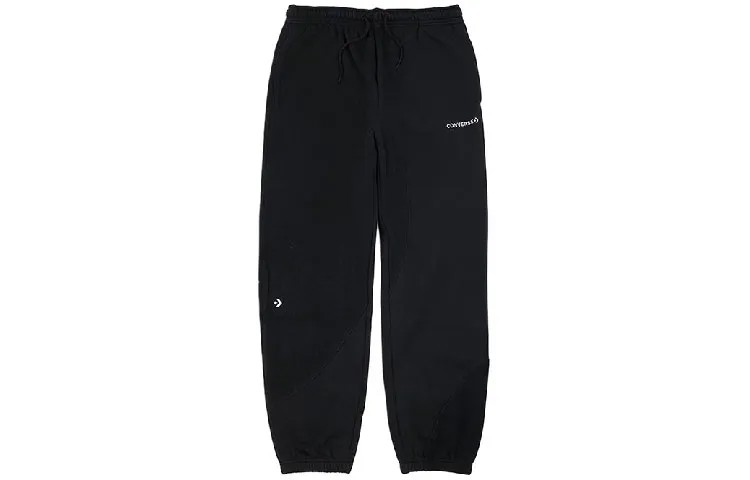 Мужские вязаные спортивные штаны Converse, цвет Black