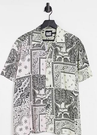 Рубашка от комплекта в стиле унисекс Reclaimed Vintage Inspired-Разноцветный