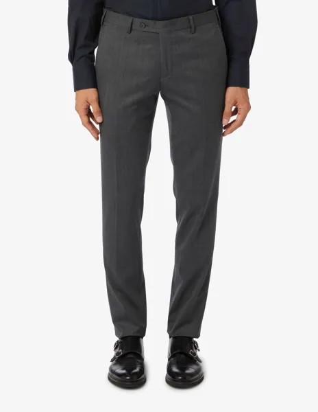 Брюки Saglia стрейч d7 Sartoria Italiana, серый