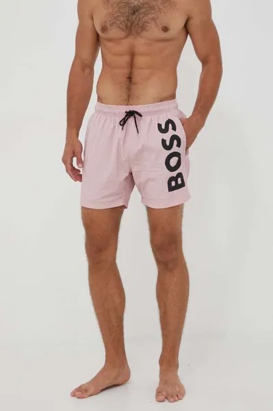 Плавки-шорты BOSS Boss, розовый