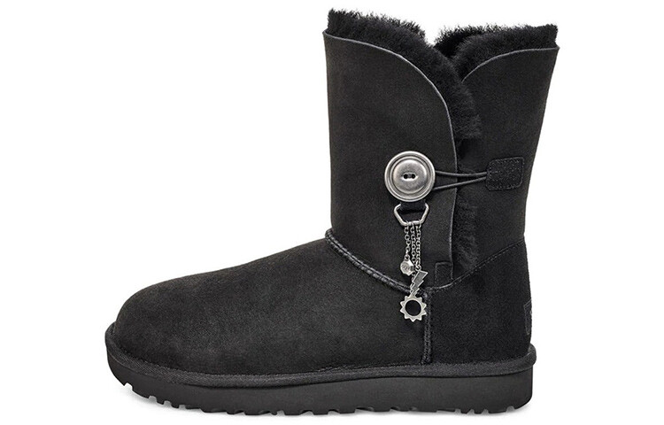 Зимние ботинки женские черные Ugg