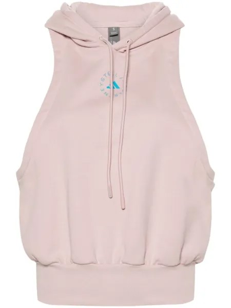 Adidas by Stella McCartney худи без рукавов, розовый