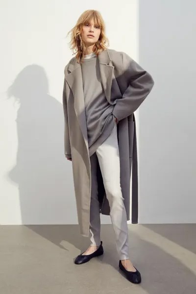 Объемный кашемировый свитер H&M, серый