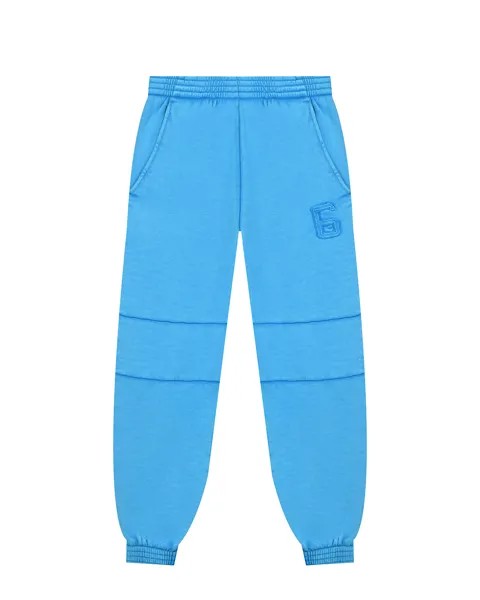 Голубые спортивные брюки с нашивкой MM6 Maison Margiela детские