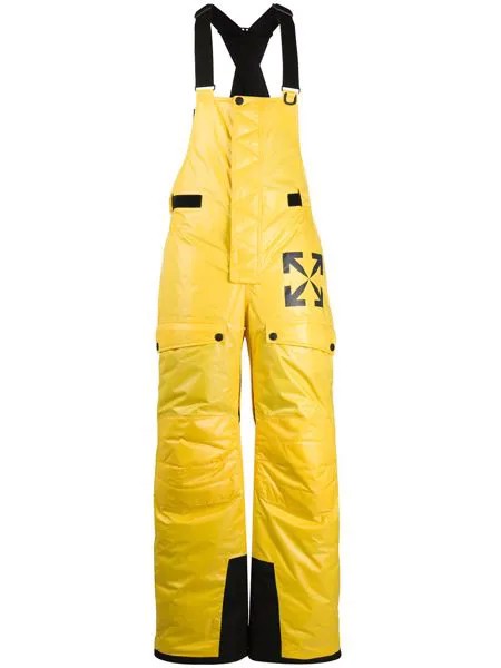 Off-White лыжный комбинезон с принтом Arrows