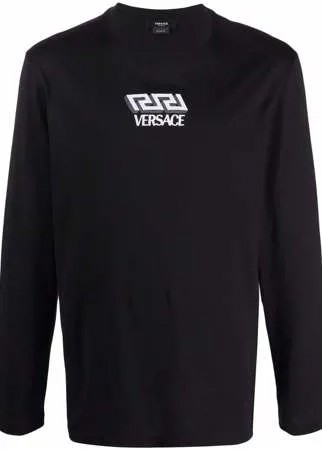Versace футболка с логотипом