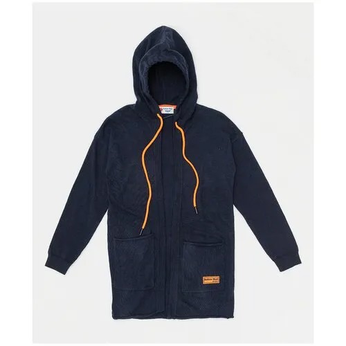Вязаный кардиган с капюшоном Button Blue 121BBBJC35011000 Синий 152