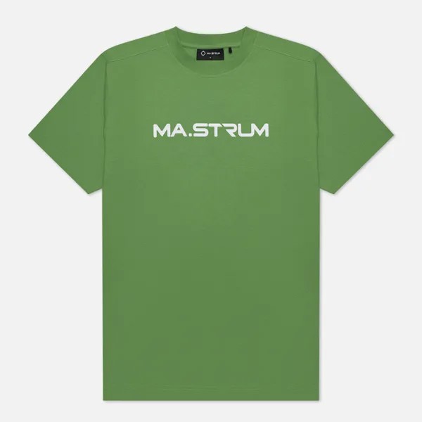 Мужская футболка MA.Strum Logo Chest Print зелёный, Размер S