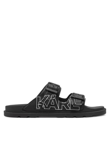 Шлепки KARL LAGERFELD, черный