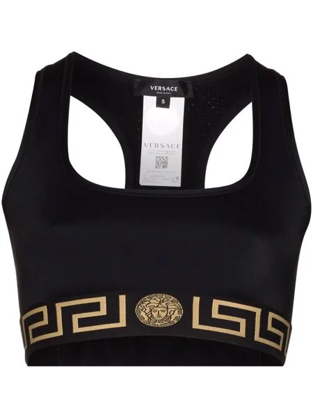 Versace спортивный бюстгальтер La Greca