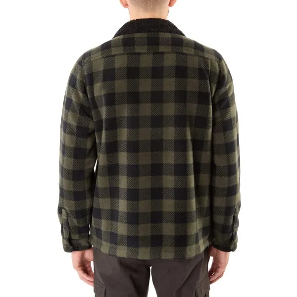 Мужская куртка Smith's Workwear из флиса в клетку на подкладке из шерпы
