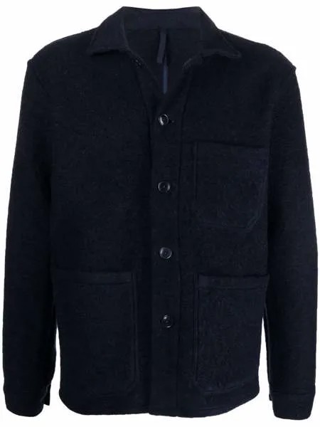 Deperlu куртка-рубашка из смесовой шерсти
