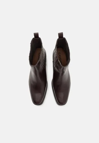 Ботильоны SOPHIA BOOTS LOW Samsøe Samsøe, темно-коричневый