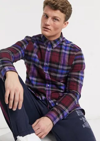 Красная рубашка в клетку Jack Wills-Красный