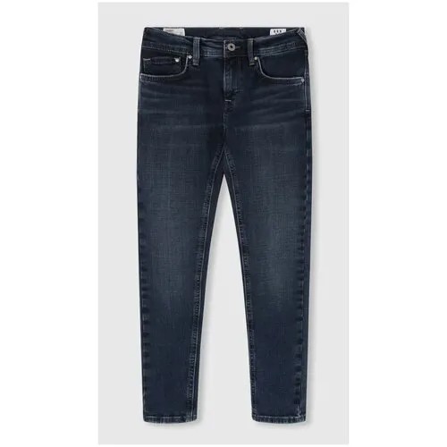 Джинсы скинни Pepe Jeans, прилегающий силуэт, карманы, размер 4, синий