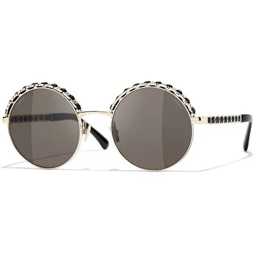 Солнцезащитные очки Chanel, золотой
