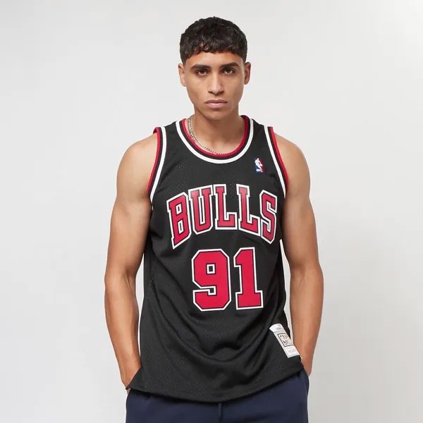 Альтернативная майка НБА Swingman Chicago Bulls 1997-98 Деннис Родман Mitchell & Ness, цвет black