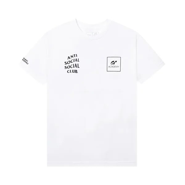Футболка с флагом Anti Social Social Club x Gran Turismo, цвет Белый
