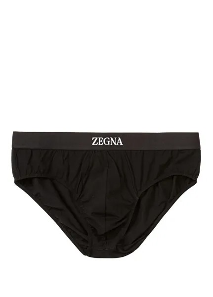 Черные мужские комбинезоны с логотипом на талии Zegna