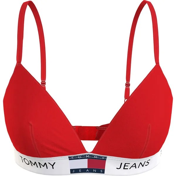 Бюстгальтер Tommy Jeans Heritage Ctn Triangle Bra, красный