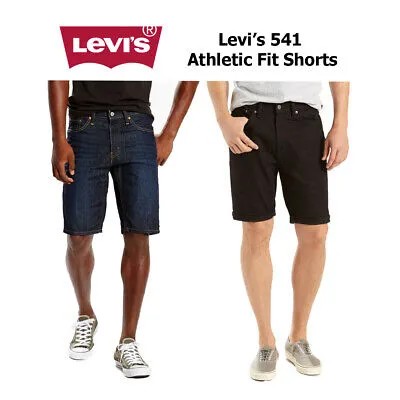 Джинсовые шорты Levi-#39;s 541 Джинсовые шорты спортивного кроя Повседневная повседневная удобная мужская одежда