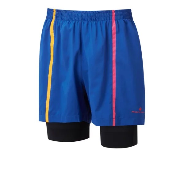 Спортивные шорты RonHill Tech Marathon Twin, синий