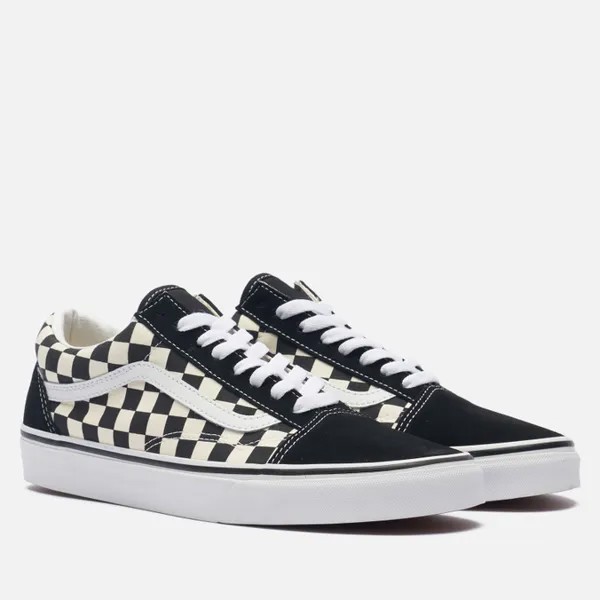 Кеды Vans Old Skool Primary Check чёрный, размер 39 EU