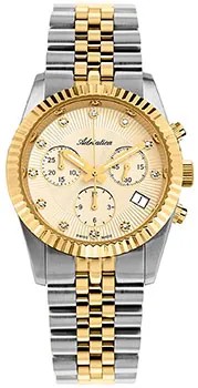Швейцарские наручные  женские часы Adriatica 3809.2141CH. Коллекция Chronograph