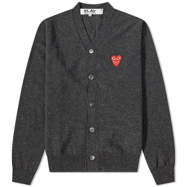 Джемпер Comme des Garçons Play Overlapping Heart Cardigan