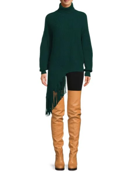 Свитер с высоким воротником из мериносовой шерсти Bcbgmaxazria, цвет Botanical