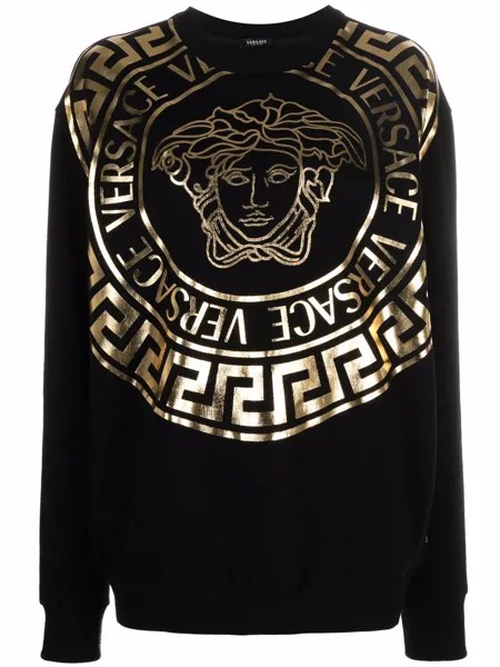 Versace толстовка с декором Medusa