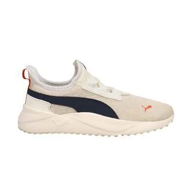 Бежевые кроссовки для мальчиков Puma Pacer Easy Street Ac на шнуровке Повседневная обувь 384437-