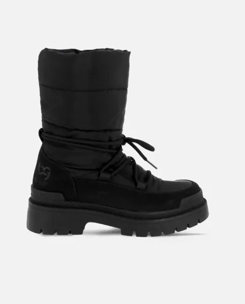 Черные стеганые зимние женские ботинки Blogger, черный