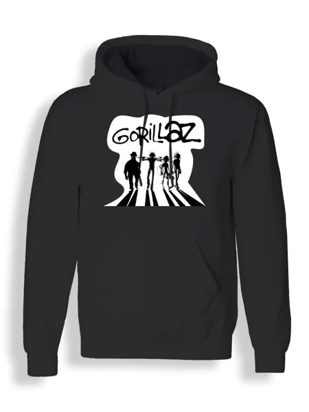 Худи унисекс СувенирShop Gorillaz/Гориллаз 5 черное 2XL