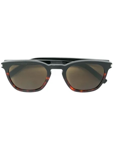 Saint Laurent Eyewear солнцезащитные очки черепаховой расцветки
