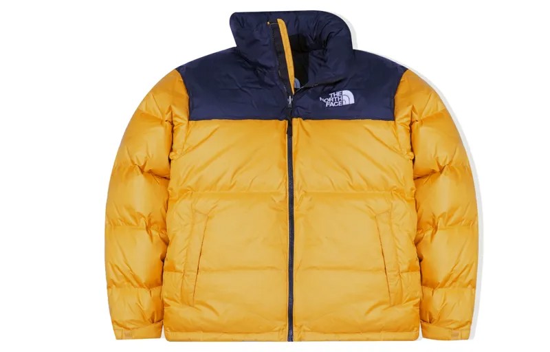 Коллекция 1996 года, пуховик мужской, желтый/черный The North Face, желтый/черный